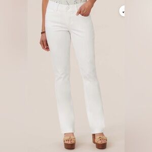Democracy "Ab"solution White Itty Bitty Boot Jeans Size 16W NWT